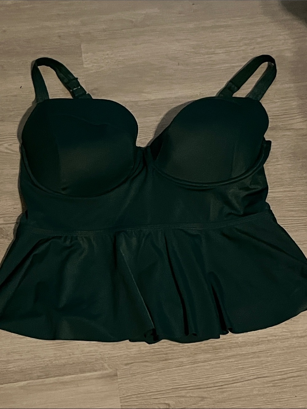 Torrid Green Underwire Swim Top